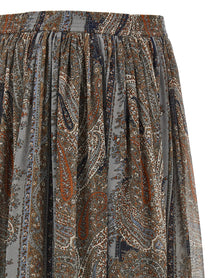 SAINT LAURENT - SAINT LAURENT - Paisley skirt - Women’s Clothing