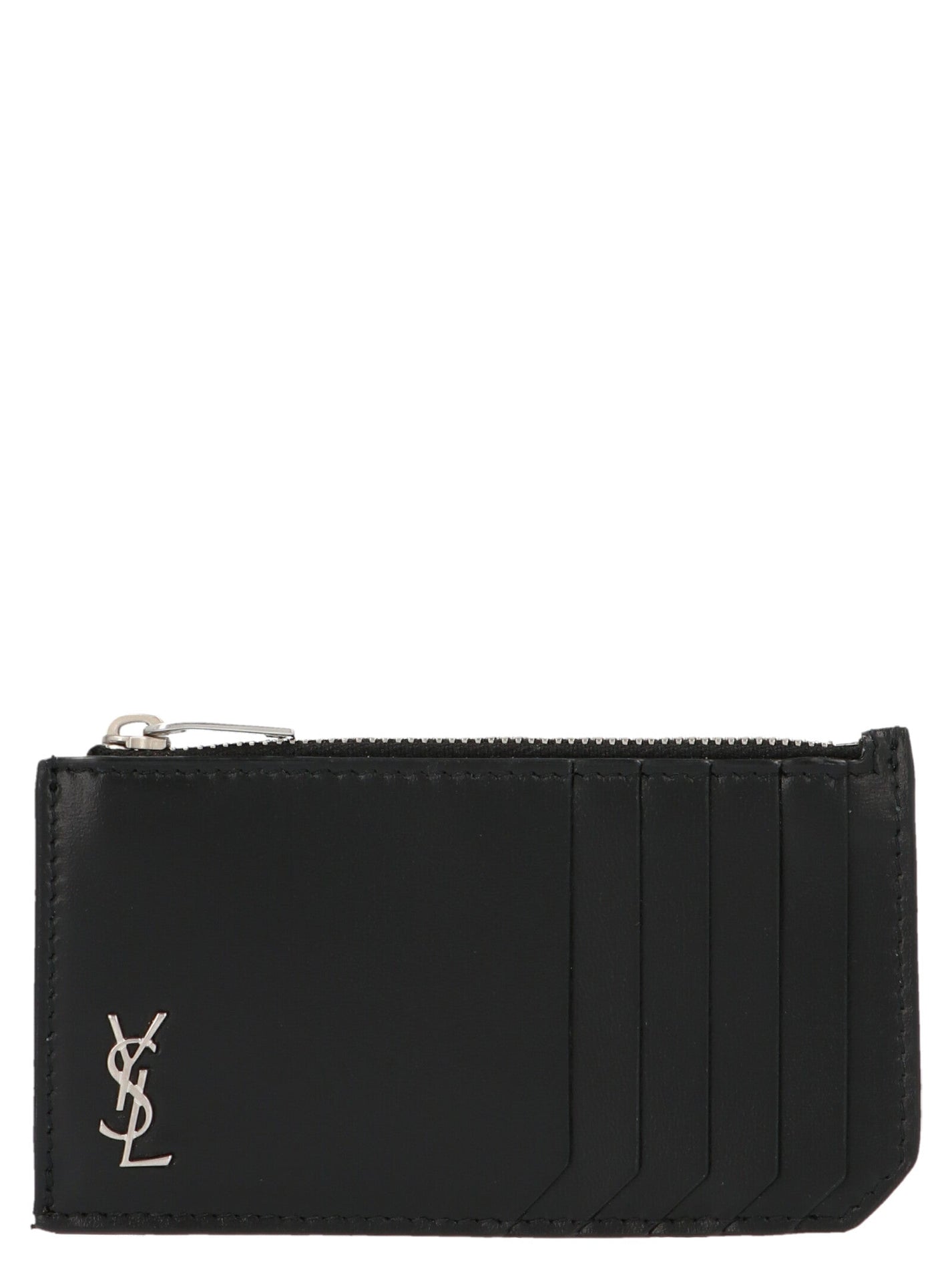 SAINT LAURENT - SAINT LAURENT - ’Tiny monogram’ cardholder - Men’s Accessories