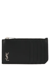 SAINT LAURENT - SAINT LAURENT - ’Tiny monogram’ cardholder - Men’s Accessories