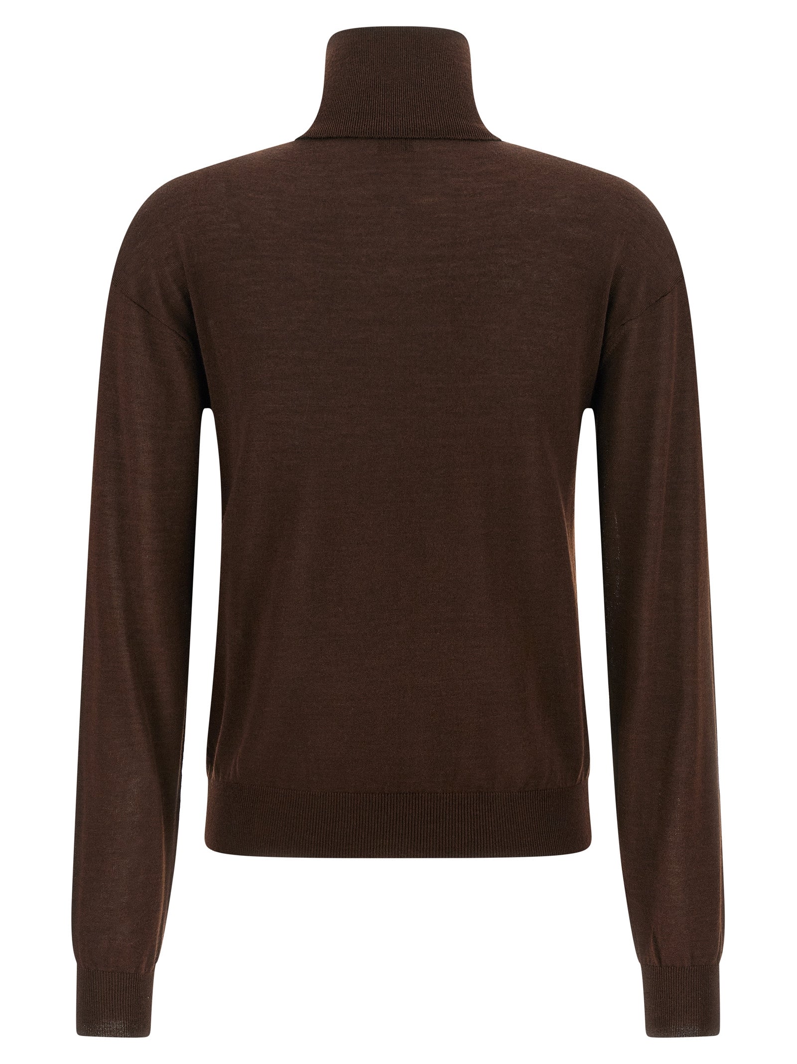 SAINT LAURENT - SAINT LAURENT - Turtleneck sweater dropped shoulders - Women’s Knitwear