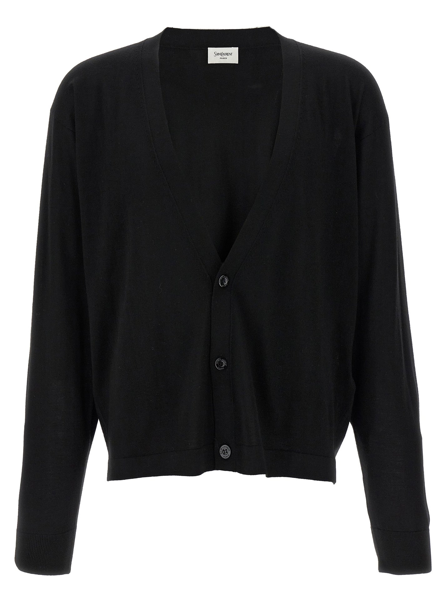 SAINT LAURENT - SAINT LAURENT - Wool cardigan - Men’s Knitwear