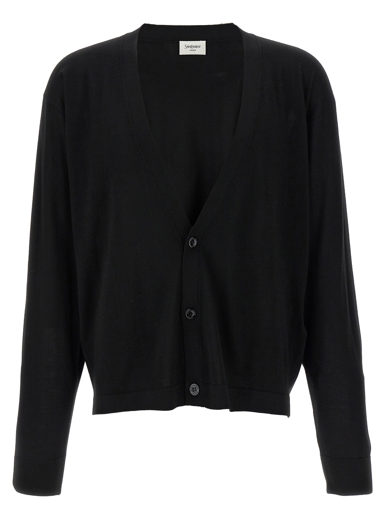 SAINT LAURENT - SAINT LAURENT - Wool cardigan - Men’s Knitwear