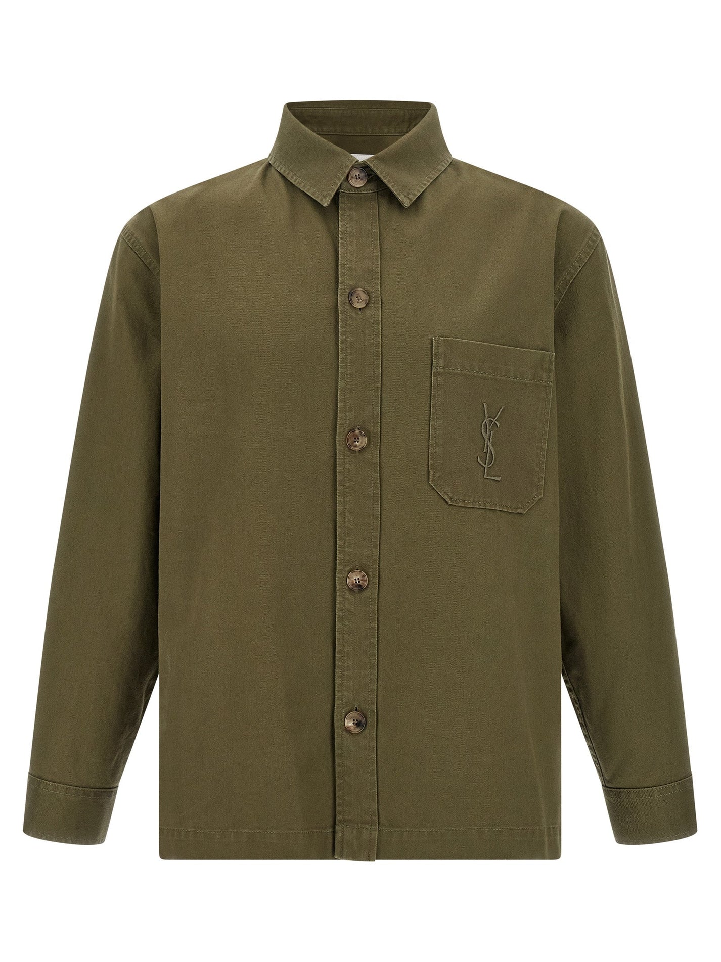 SAINT LAURENT - SAINT LAURENT - ’Cassandre’ overshirt - Men’s Tops
