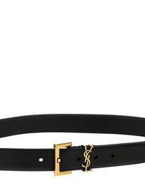 SAINT LAURENT - SAINT LAURENT - ’Cassandre’ belt - Men’s Accessories