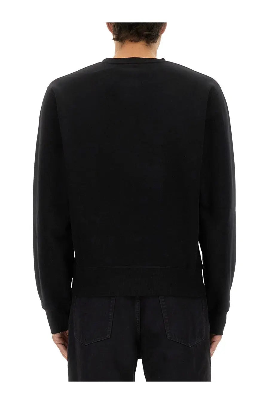 Saint Laurent Men's Cassandras Sweatshirt Black, view 3