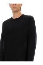 Saint Laurent Men's Cassandras Sweatshirt Black, view 4