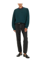 Saint Laurent Men's Cassandre Sweatshirt Green, view 2