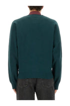 Saint Laurent Men's Cassandre Sweatshirt Green, view 3