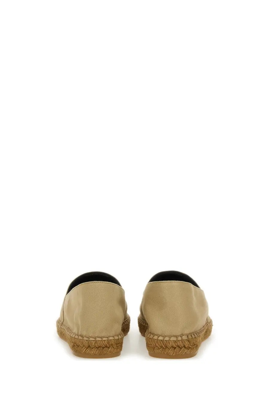 Saint Laurent Men's Cotton Gabardine Espadrille Beige, view 3