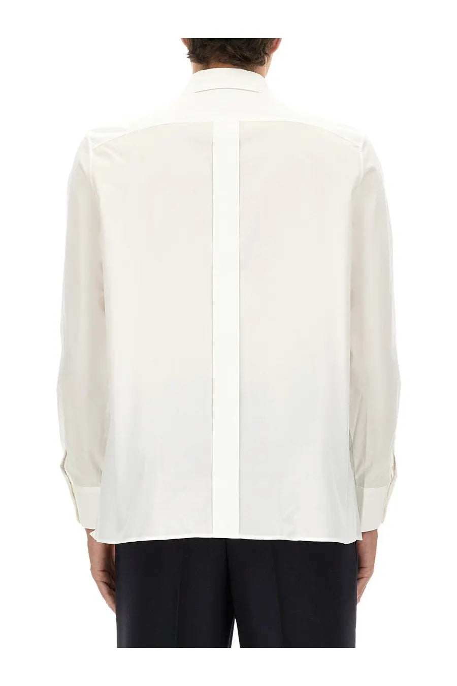 Saint Laurent Men's Cotton Shirt White, view 3