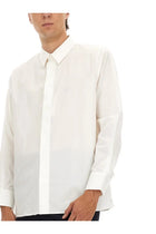 Saint Laurent Men's Cotton Shirt White, view 4
