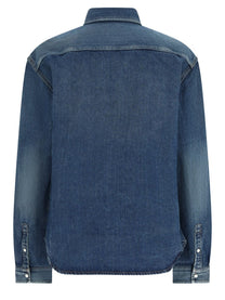 Saint Laurent Men's Denim Colorado Shirt Blue, view 2