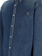 Saint Laurent Men's Denim Colorado Shirt Blue, view 3