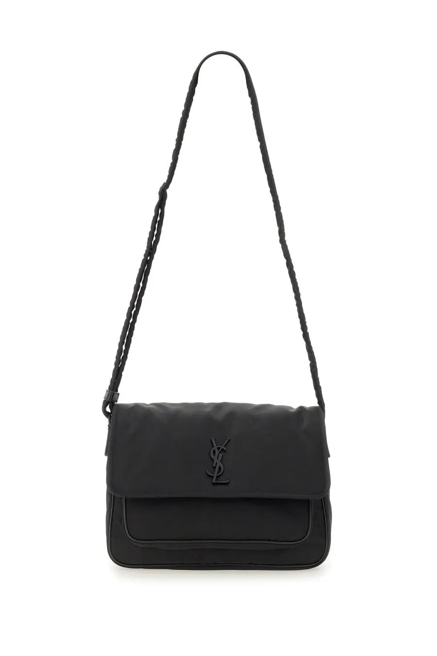 Saint Laurent Men's Econyl® Messenger Niki Bag Black
