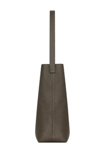 Saint Laurent men’s hobo bold bag green with sleek olive green leather and minimalist single top handle design