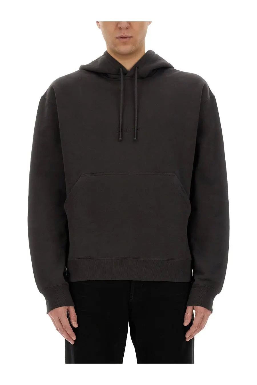Saint Laurent Men's Hooded Sweatshirt Grey