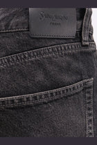Saint Laurent Men's Long Mick Black Denim Trousers Black, view 5