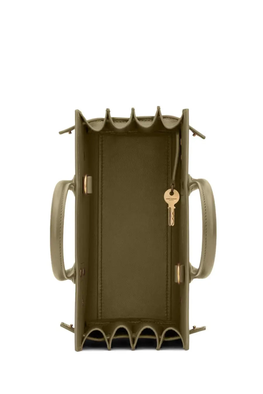 Saint Laurent Women's Bag Sac DE Jour Nano Green, view 5
