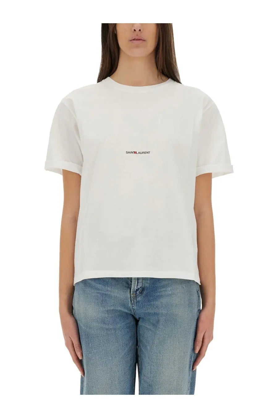 Saint Laurent Women's Boyfriend Shirt White