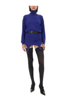 Saint Laurent Women's Cashmere Pullover Blue, view 2