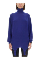 Saint Laurent Women's Cashmere Pullover Blue