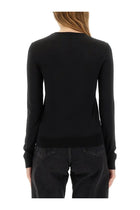 Saint Laurent Women's Cassandre Pullover Black, view 3