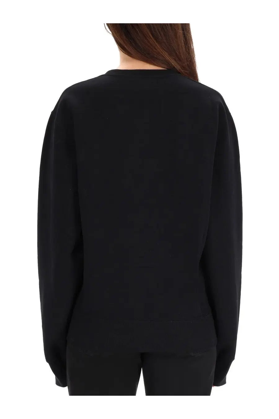 Saint Laurent Women's Cassandre Sweatshirt Black, view 5