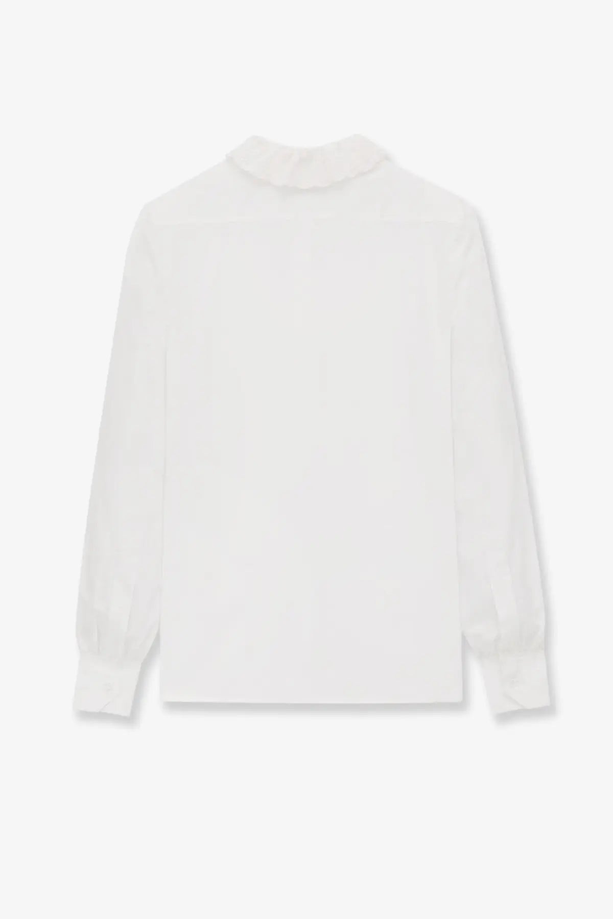 Saint Laurent Women's Certified Cotton Shirt White