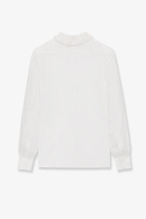Saint Laurent Women's Certified Cotton Shirt White