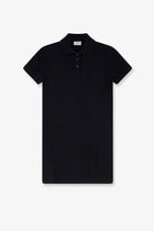Saint Laurent Women's Cotton Short Dress Black