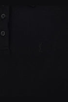 Saint Laurent Women's Cotton Short Dress Black, view 3