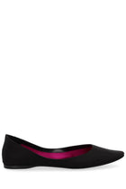 Saint Laurent Women's Crepe Satin Ballet Flats Lou Black