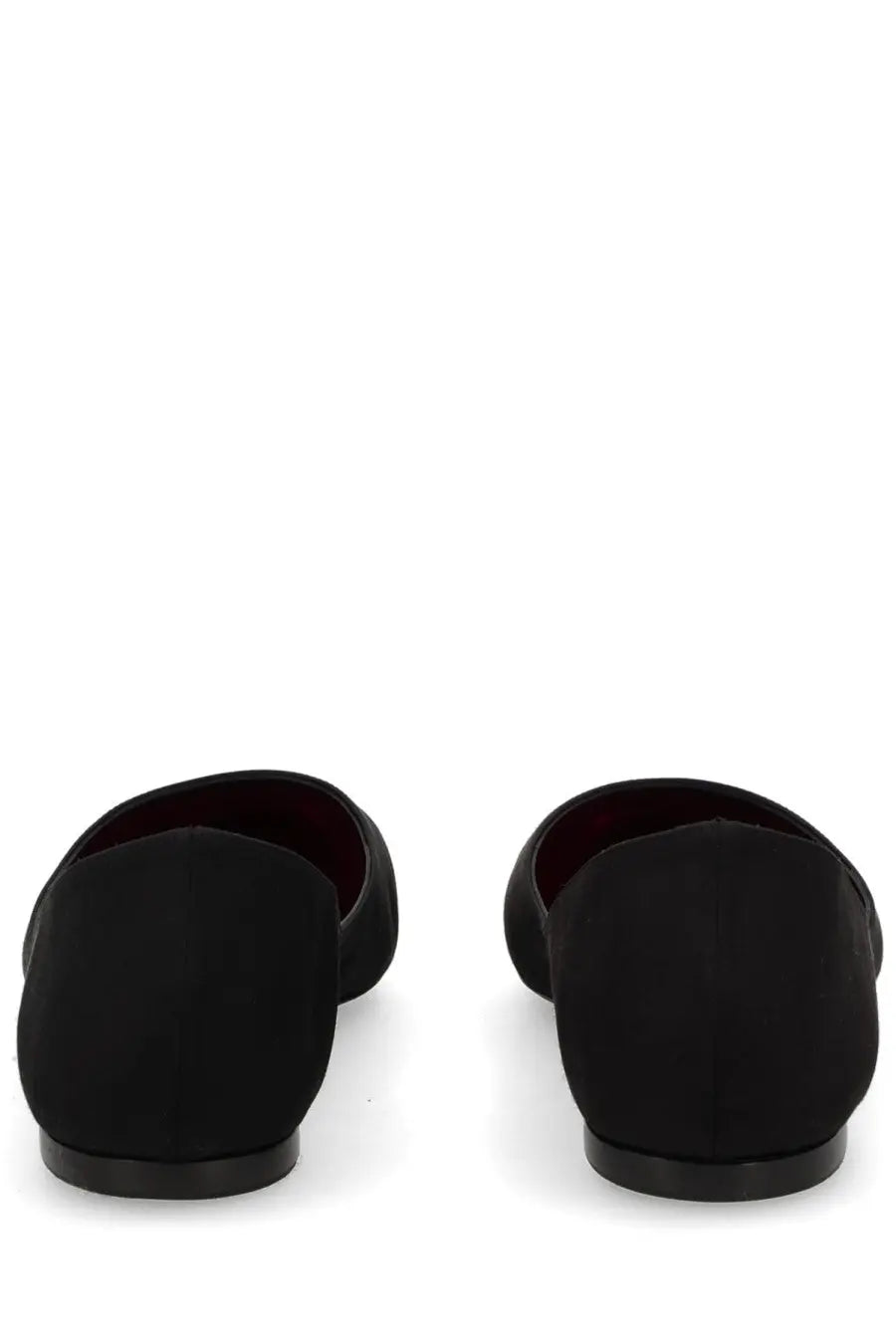 Saint Laurent Women's Crepe Satin Ballet Flats Lou Black, view 5