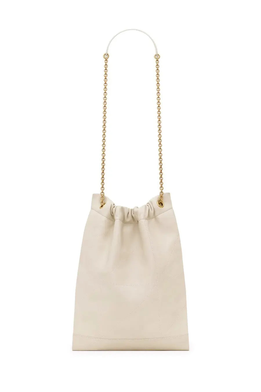 Saint Laurent Women's Jamie Ponchon Bag White, view 3