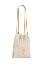 Saint Laurent Women's Jamie Ponchon Bag White, view 5