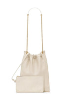 Saint Laurent Women's Jamie Ponchon Bag White, view 2
