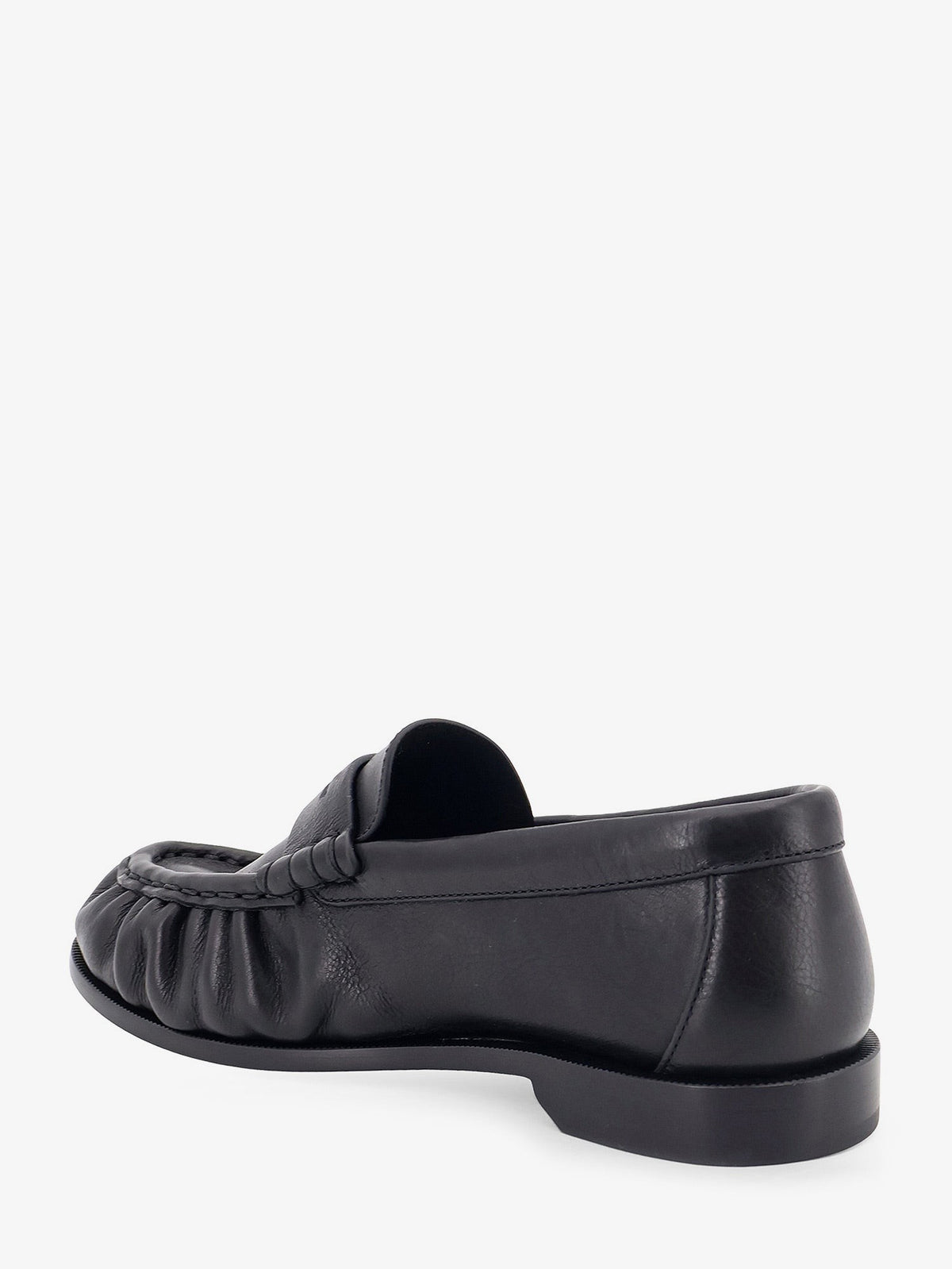 Saint Laurent Women's Le Loafer Leather Loafers Black, view 3