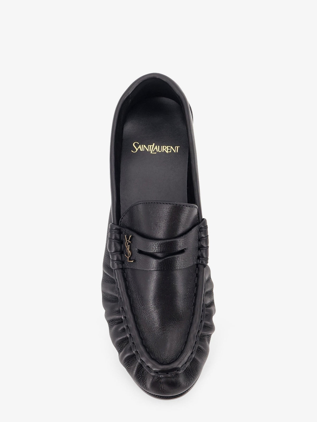 Saint Laurent Women's Le Loafer Leather Loafers Black, view 5