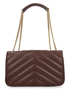 Saint Laurent Women's Loulou Medium Bag Brown, view 2