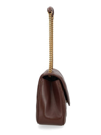 Saint Laurent Women's Loulou Medium Bag Brown, view 4