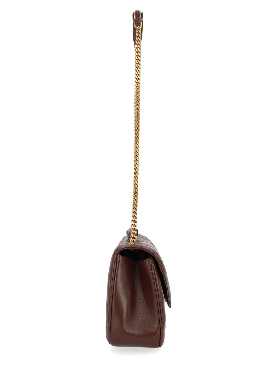 Saint Laurent Women's Loulou Medium Bag Brown, view 5