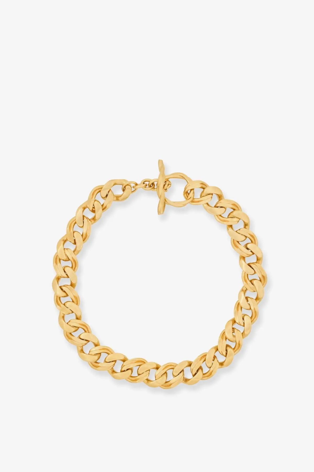 Saint Laurent Women's Metal Choker Necklace Gold