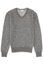 Saint Laurent Women's Neck Sweater Grey