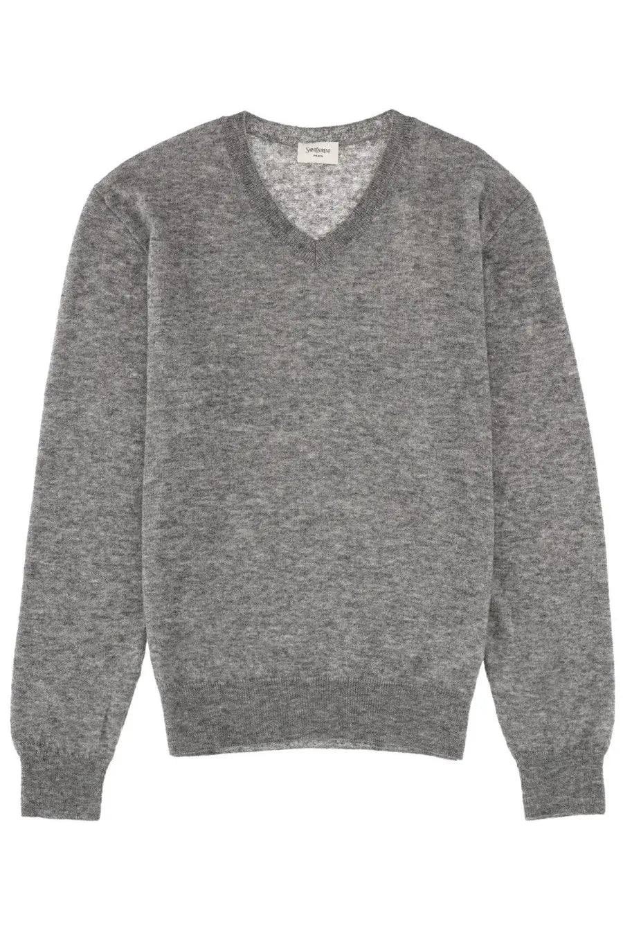 Saint Laurent Women's Neck Sweater Grey