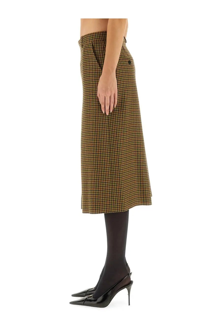 Saint Laurent Women's Pants Skirt Brown, view 3