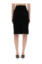 Saint Laurent Women's Pencil Skirt Black, view 3