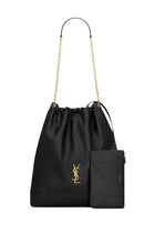 Saint Laurent Women's Pochon Jamie Large Black, view 3
