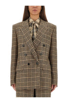 Saint Laurent Women's Silk and Cashmere Jacket Beige