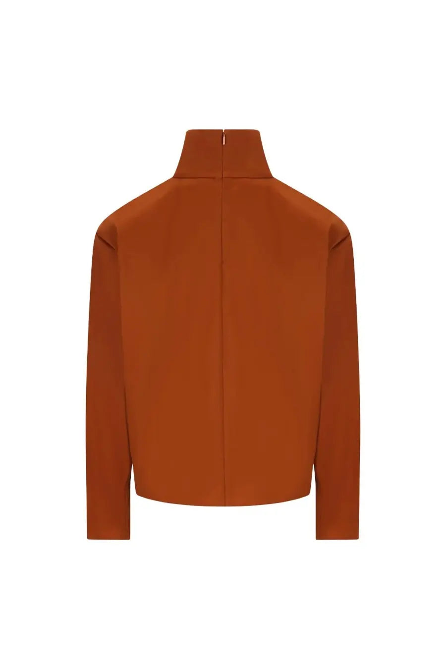 Saint Laurent Women's Silk Top Red, view 3