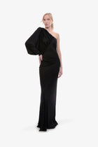 Saint Laurent Women's Sustainable Viscose Dress Black, view 2